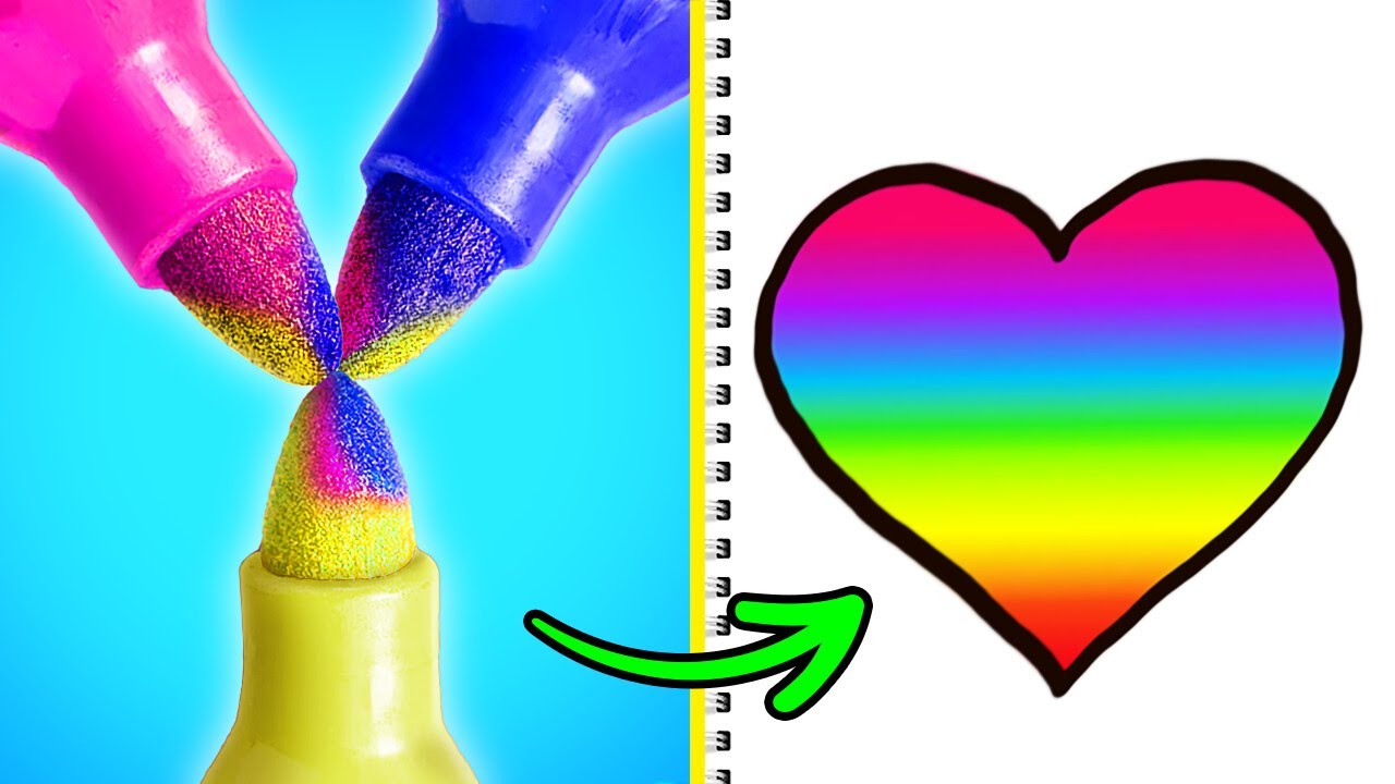 WERDEN SIE KREATIV MIT REGENBOGENFARBEN | Tricks von 123GO! SCHOOL