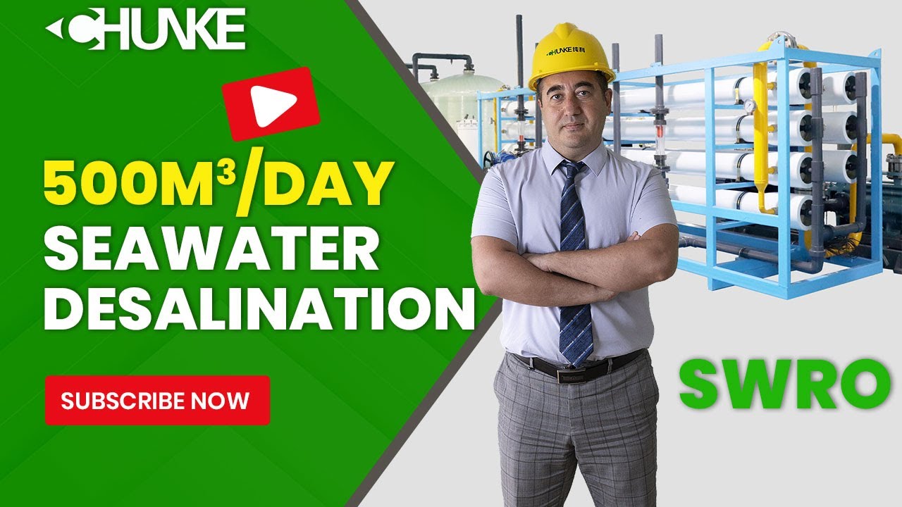 500m3 per day Sea Water Reverse Osmosis Desalination System | How does SWRO Desalination Work?