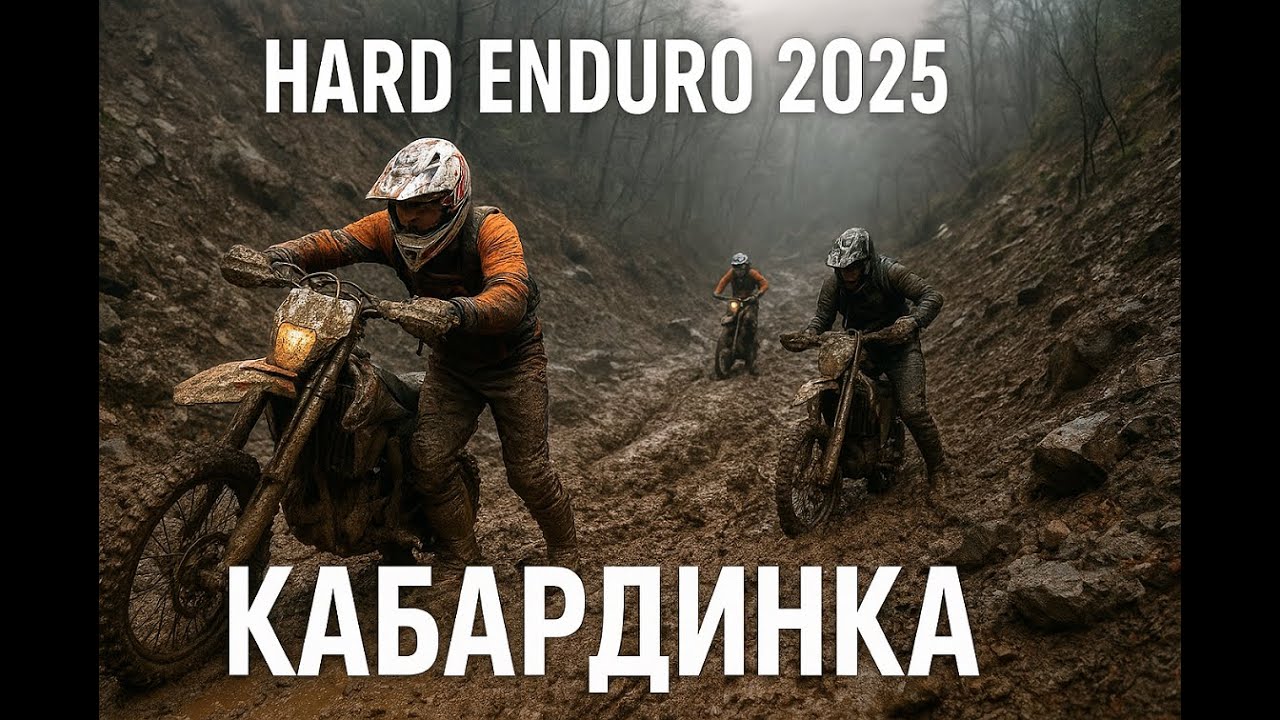 HARD ENDURO 2025 — Кабардинка. Безумка. Пробки, ущелья, срезки.