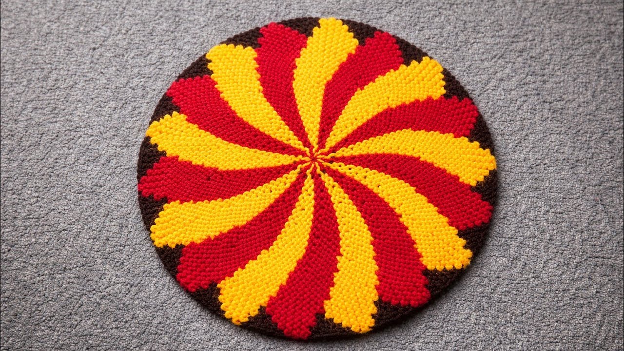 घर पर बनाएं 26 फंदों का सुंदर big size doormat aasani se | knitting doormat / #beenakiduniya 