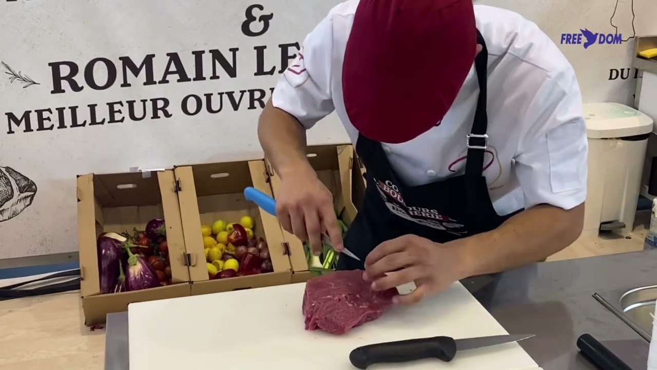 Romain LEBOEUF, Meilleur Ouvrier de France, parrain du concours du Meilleur Boucher de La Réunion