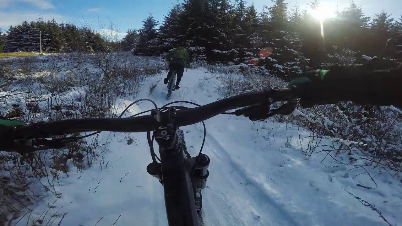 Gisburn Forest MTB Trails in the Snow!