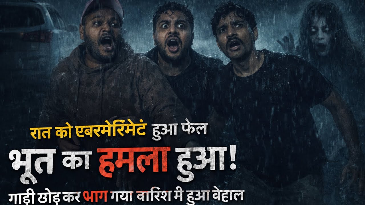 Bhoot ka Hamala Hua Achank 😑 |Horror Video | Don’t Play At Night | Viral video ☠️