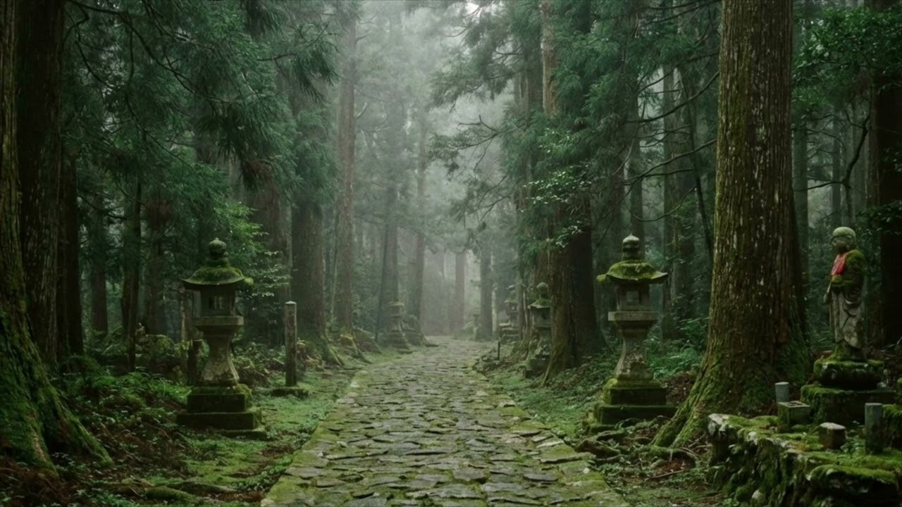熊野古道｜朝霧に包まれる祈りの道静かな時間・心を整える和風BGM