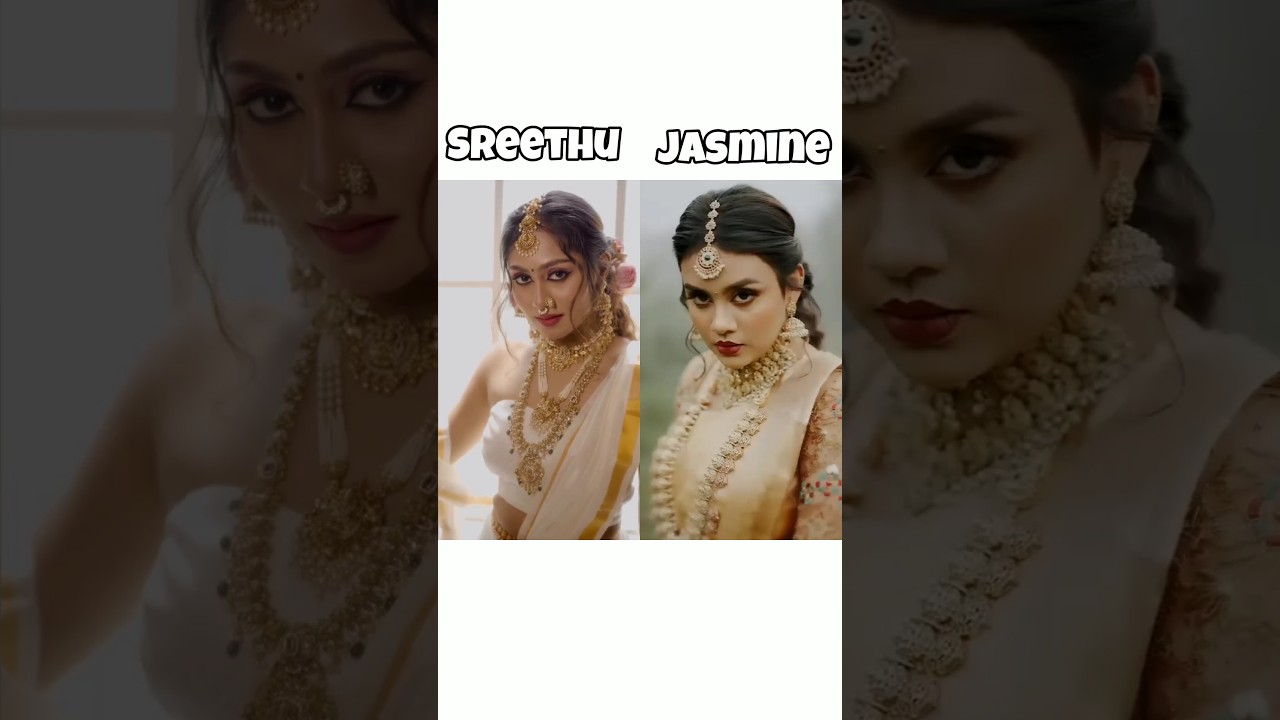 𝗦𝗿𝗲𝗲𝘁𝗵𝘂 𝗞𝗿𝗶𝘀𝗵𝗻𝗮𝗻 𝗩𝗦 𝗝𝗮𝘀𝗺𝗶𝗻𝗲 𝗝𝗮𝗳𝗳𝗮𝗿 🌷😍✨&hearts;️ | @jasminjaffar | #sreethukrishnan #sreejun #jasminjaffar