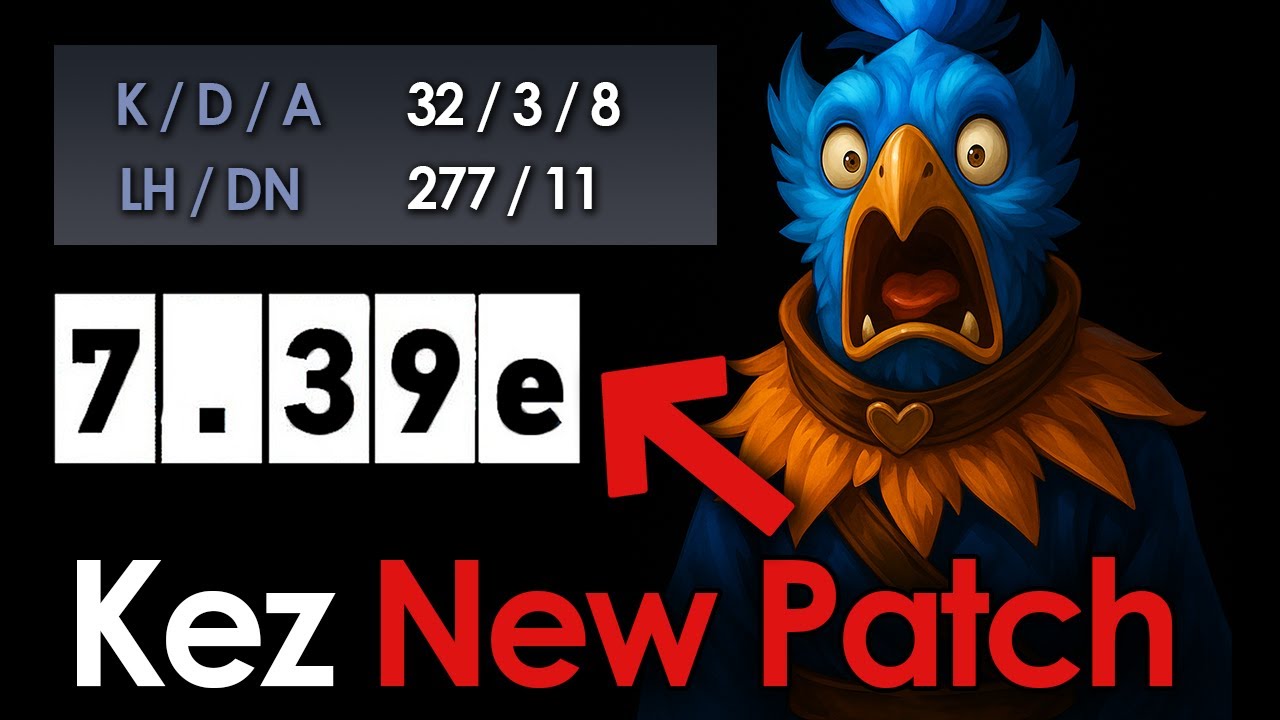 Kez Mid in Patch 7.39e is Best Pick — 32 Kill Pro Run