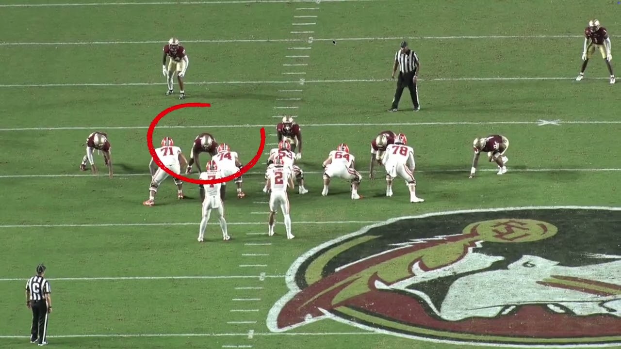 #6, Darrell Jackson, Florida St., DT (vs. Clemson)