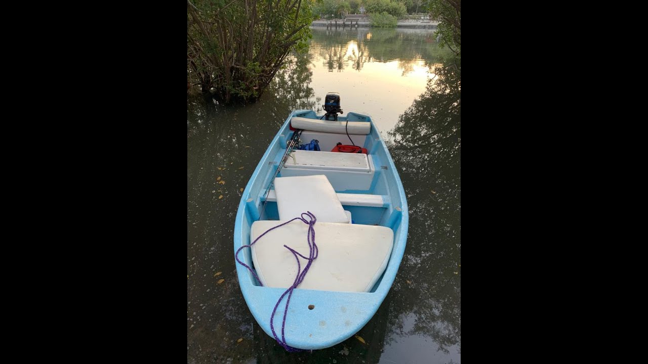 Estrenando mi nueva lancha con mi papá , nos toco suerte