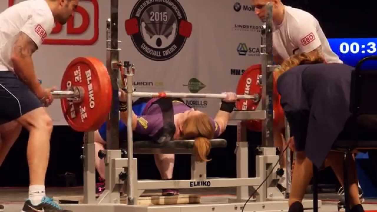 Tammy Walker (USA) 3.att.: 175 kg - 2015 IPF WC Women's Bench Press