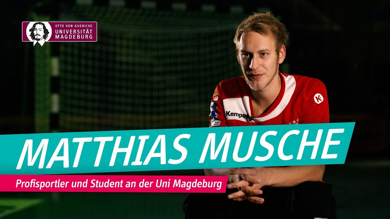 Matthias Musche vereinbart erfolgreich Profisport beim SCM und Studium an der OVGU