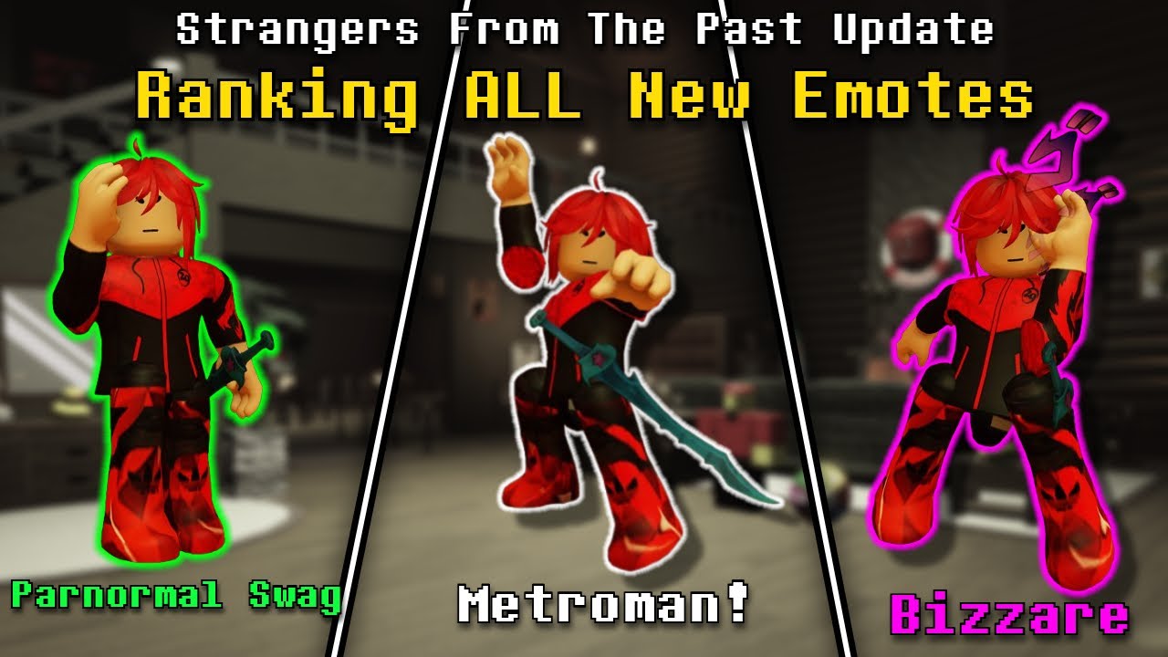 Ranking ALL New Emotes In Strangers From The Past Update!  -  Roblox Forsaken Showcase & Gameplay )
