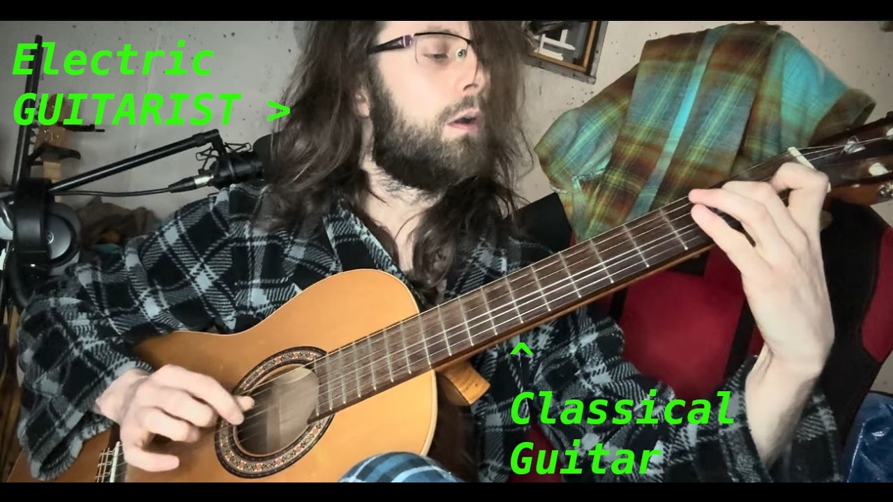 Day 7 | Electric Guitarist Learns Classical Guitar