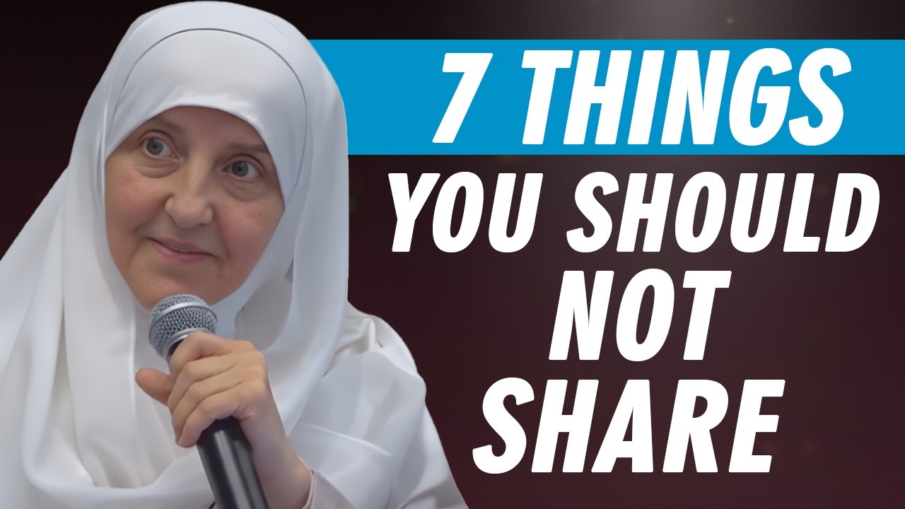 Why Islam Teaches You Not to Share Everything | 7 Powerful Lessons | Dr. Haifaa Younis