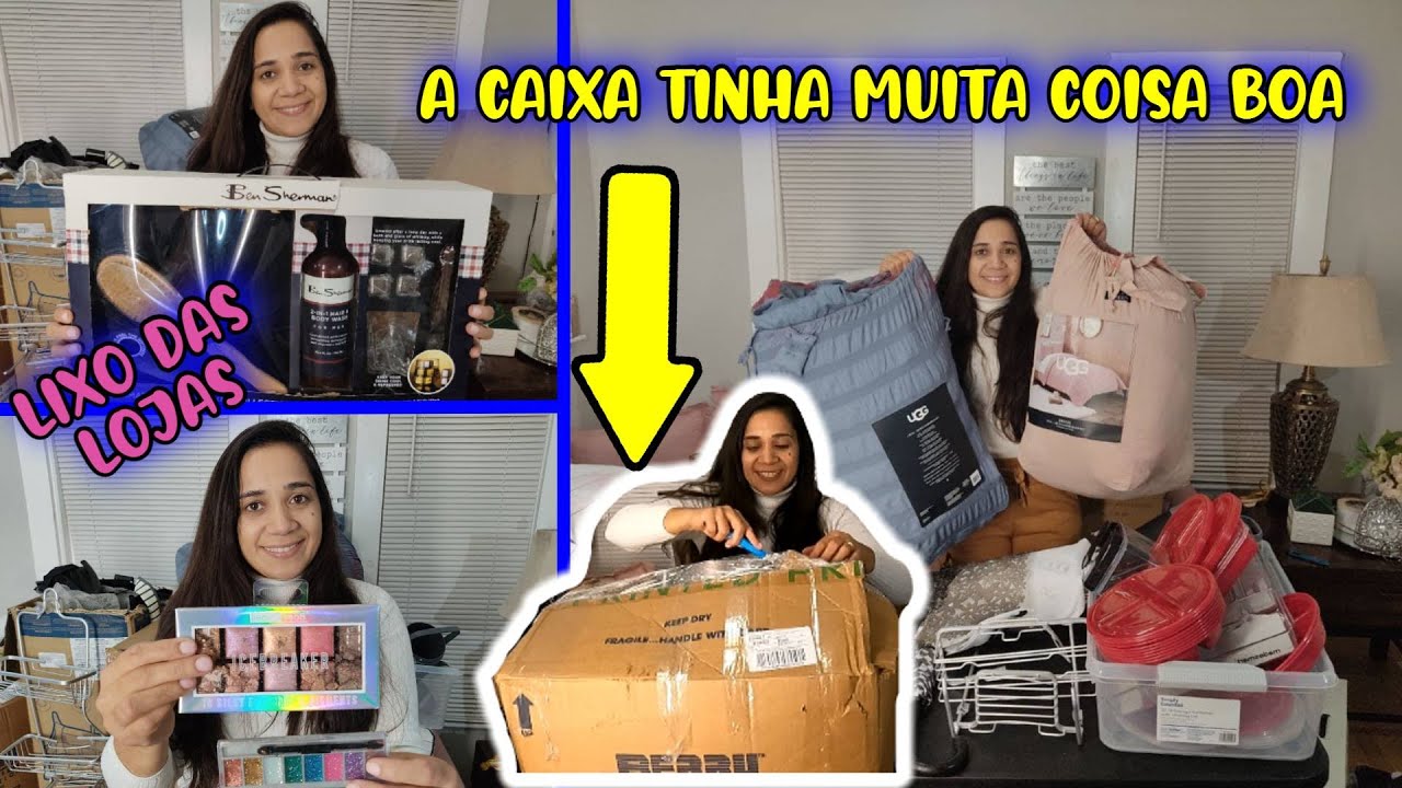 Lixo das Lojas nos EUA (QUASE não via a caixa cheia)😲