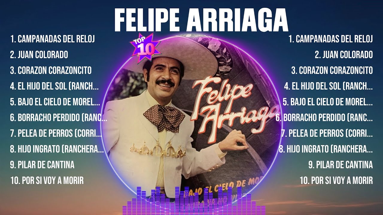 Felipe Arriaga Greatest Hits 💿 Latin Hits 2023 💿 Top 10 Hits Playlist