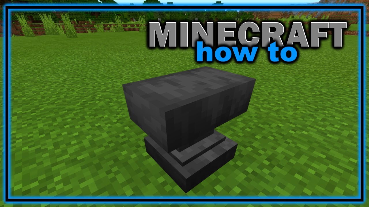 How to Craft and Use an Anvil! | Easy Minecraft Tutorial