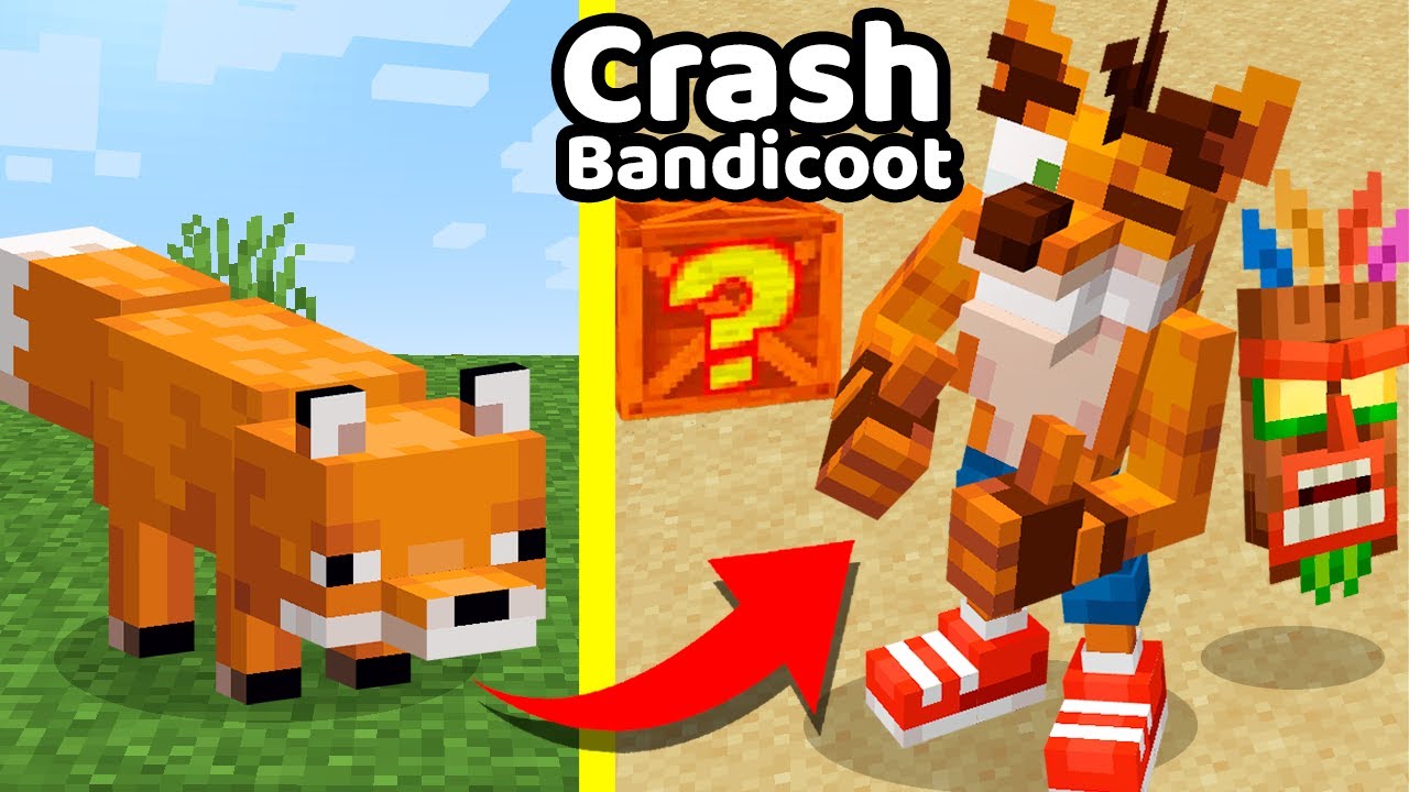 Convertí los MOBS de MINECRAFT en VIDEOJUEGOS