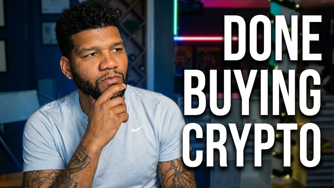 I'm Done Buying Crypto...