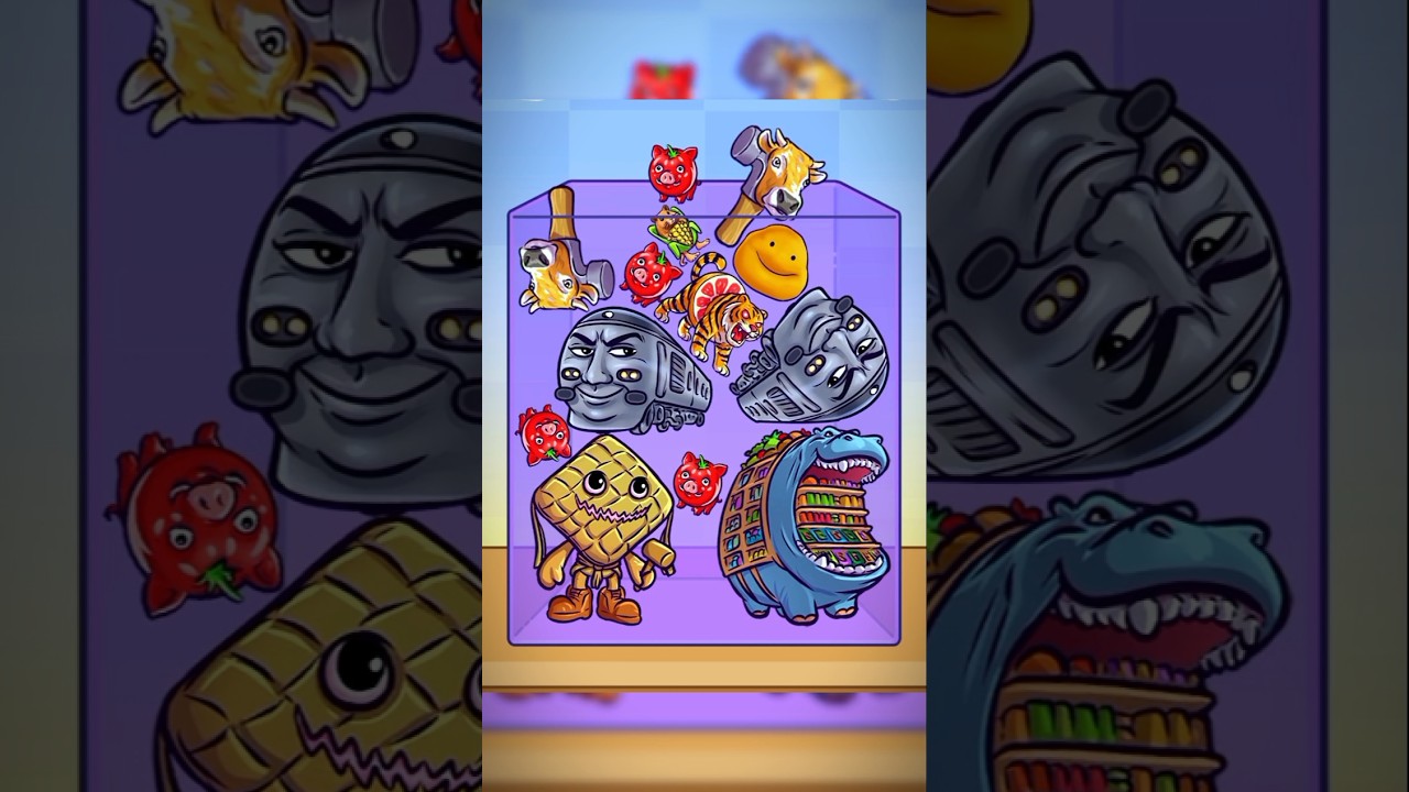 Merge Drop Game Strawberry Elephant Boss Meme