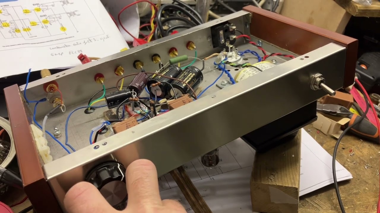 Reprise d’un petit Classe A à EL84 à base  d’ampli Chinois