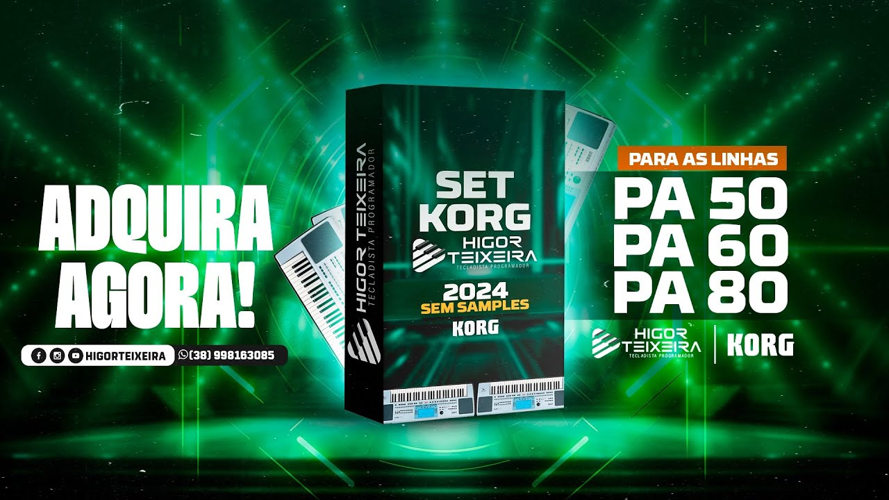 🎹 SET KORG  PA- 50 HIGOR TEIXEIRA 2024