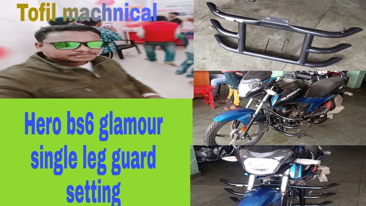 hero bs6 glamour leg guard setting