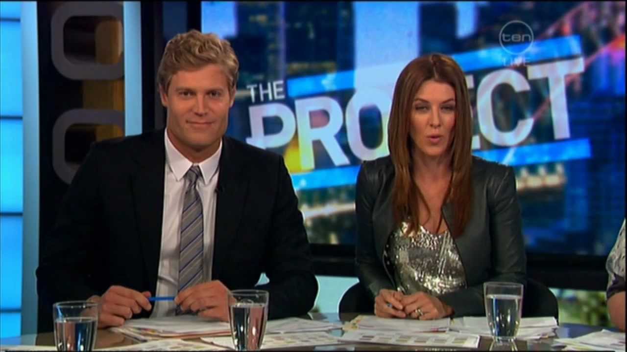 Cory Monteith interview on The Project (Australia) - Glee