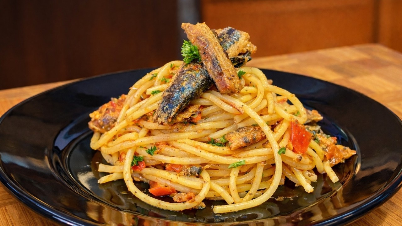 Spanish Sardines and Lemon Pasta | Simple, Bright, and Surprisingly Delicious