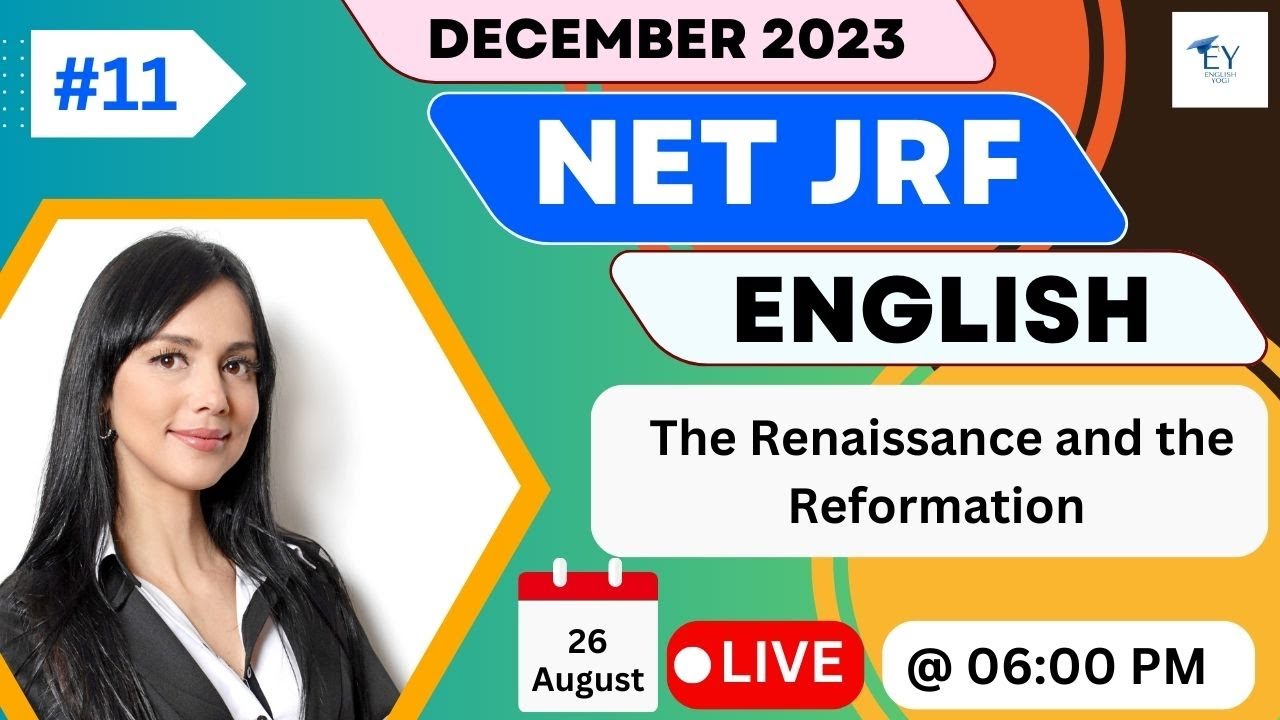 NET JRF English Literature COMPLETE COURSE - UGC NET JRF December 2023 Live Class || 26 August 2023