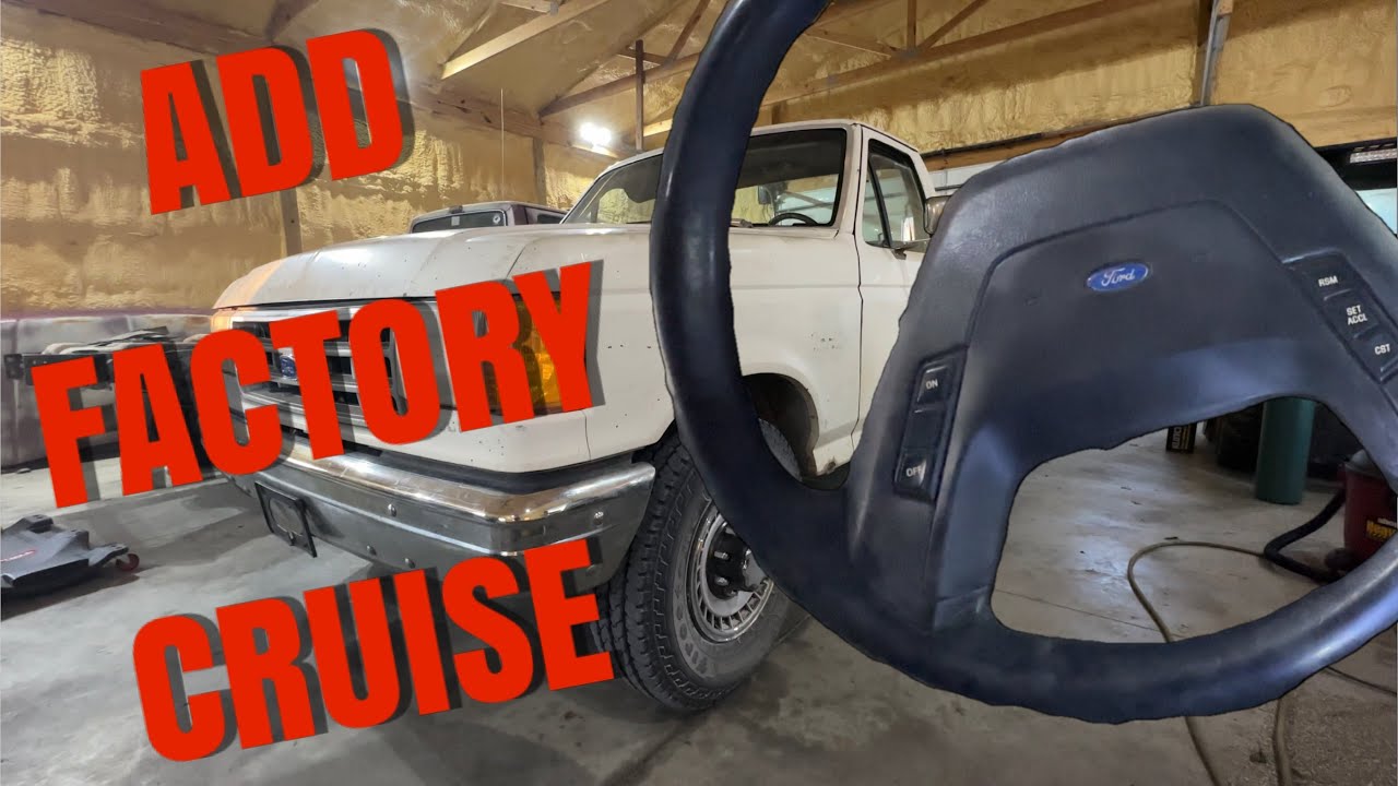 Добавить заводской круиз-контроль 87-91 OBS Ford F150 F250 F350