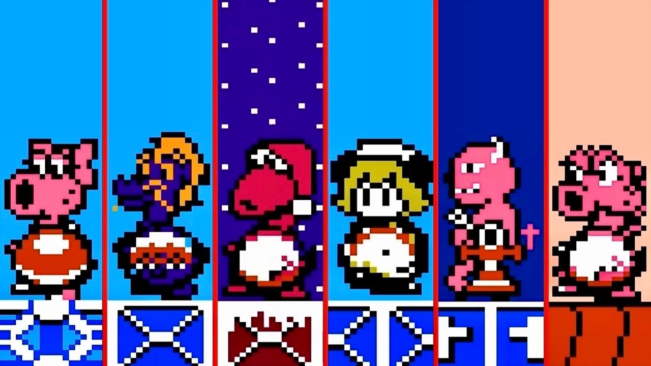 Evolution of Super Mario Bros. 2 Boss Battles - Birdo Edition