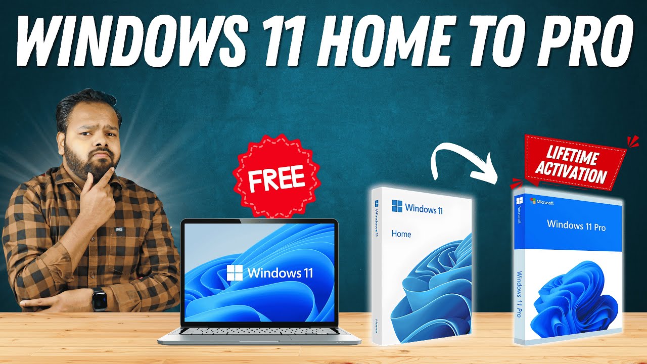 How to Upgrade Windows 11 Home to Pro for FREE | Activate Windows 11 Pro Lifetime