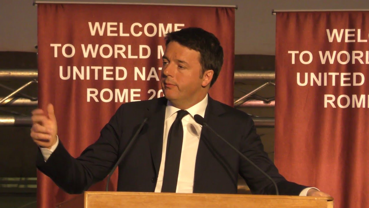 Harvard WorldMUN 2016 - Matteo Renzi at the Opening Ceremony