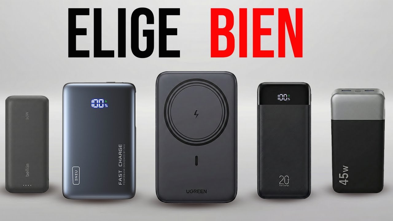 Las Mejores Power Banks de 2026 (Gu&iacute;a definitiva)