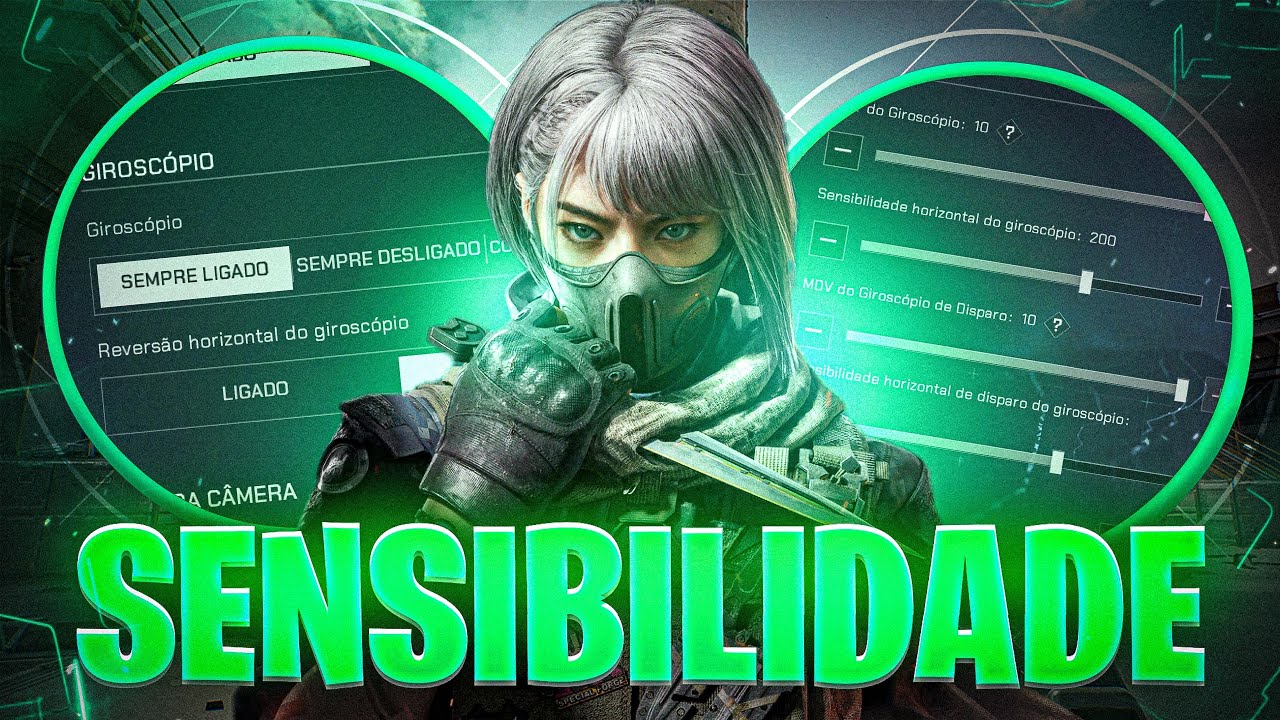 COMO CONFIGURAR A SUA SENSIBILIDADE e o GIROSCÓPIO no DELTA FORCE MOBILE! 🔥