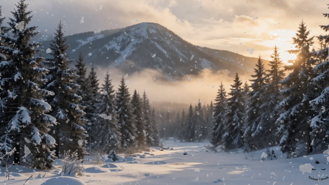 Snowfall & Peaceful Music ❄️ A Quiet Space for the Soul