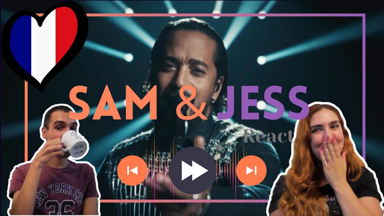 🇫🇷 Slimane - Mon Amour | Sam & Jess React | France Eurovision 2024 Live Performance