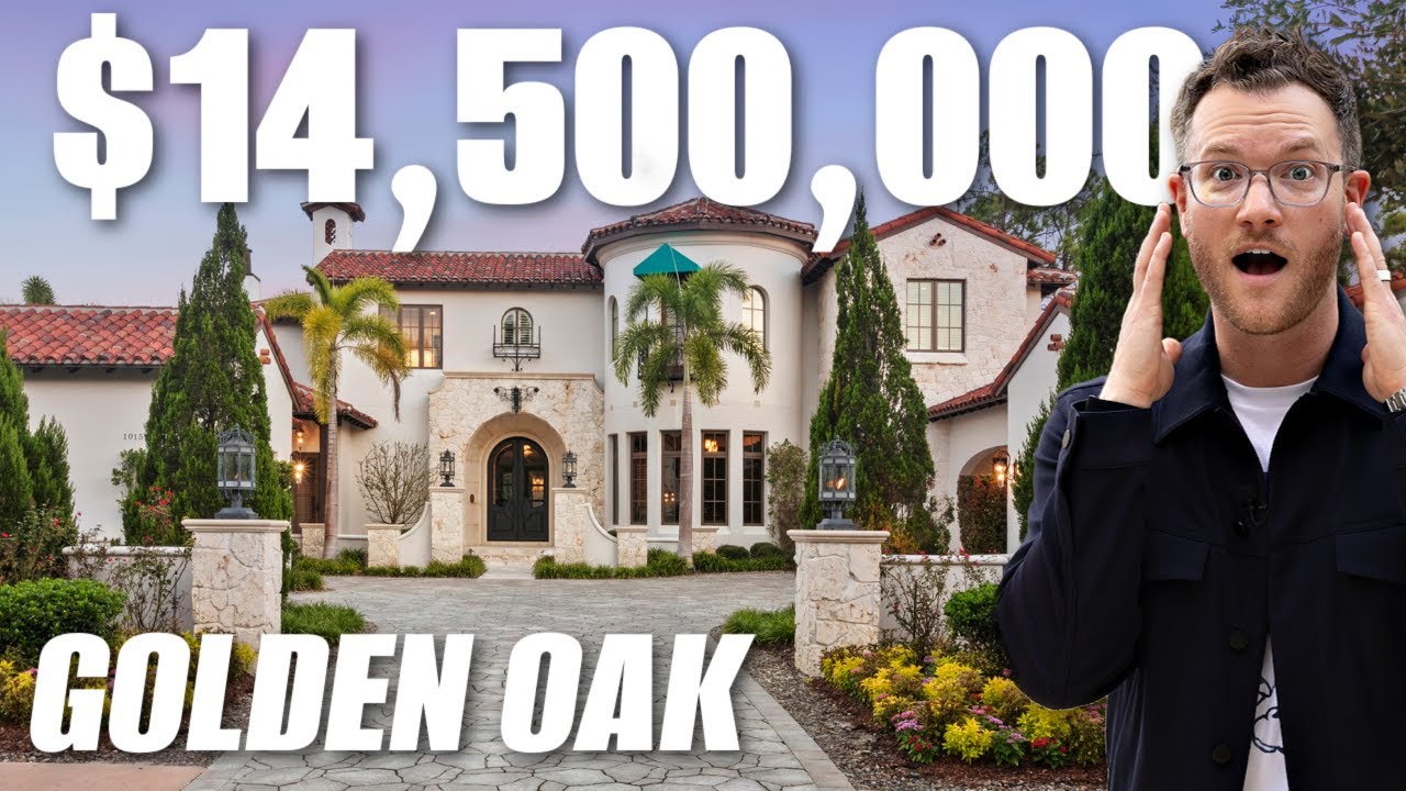 Внутри дома стоимостью 14 500 000 долларов в парке развлечений Golden Oak в Walt Disney World