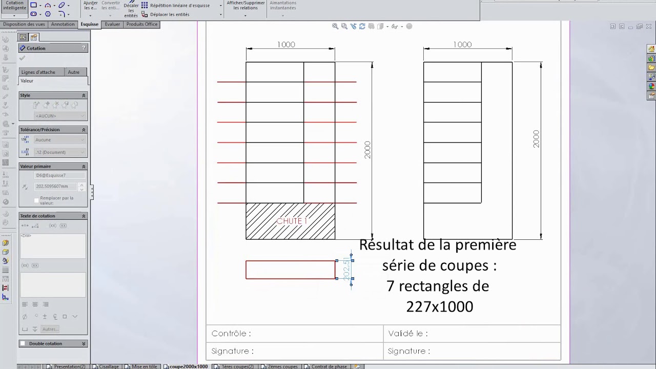 Élaboration d'un contrat de phase