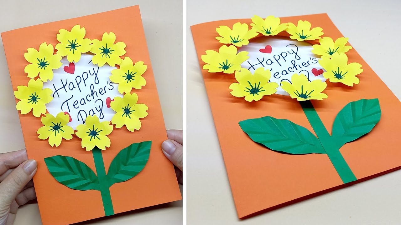 Cách làm thiệp 20/11 tặng thầy cô ngày Nhà Giáo Việt Nam |  Teacher's Day card | Liam Chanel