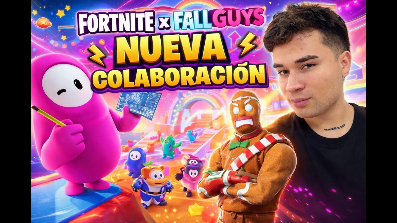 ¡FORTNITE x FALL GUYS! 😱 La colaboración MÁS divertida del juego