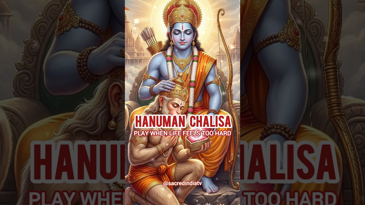 Hanuman Chalisa When Life Feels Too Hard 💛🙏Sacred India TV
