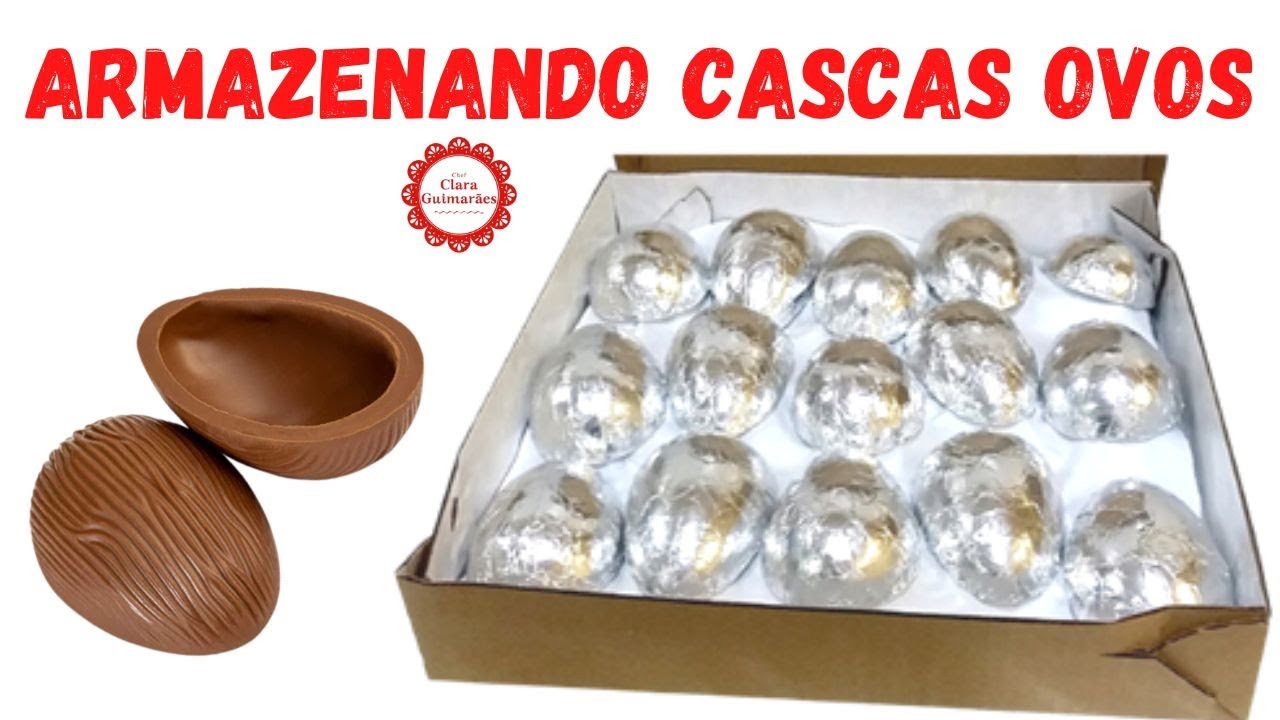 Como armazenar cascas de ovos 2 meses antes da Páscoa