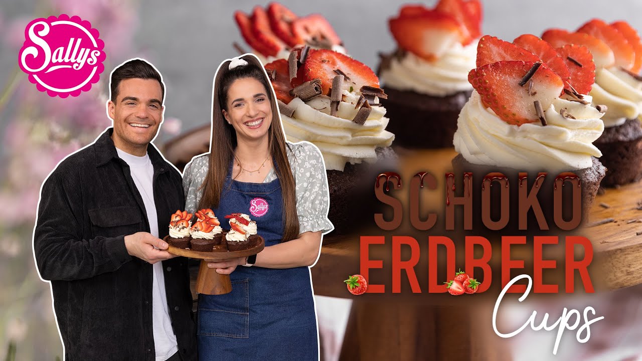 Erdbeere Brownies mit Stefano Zarrella / Erdbeere Rezept / Sallys Welt