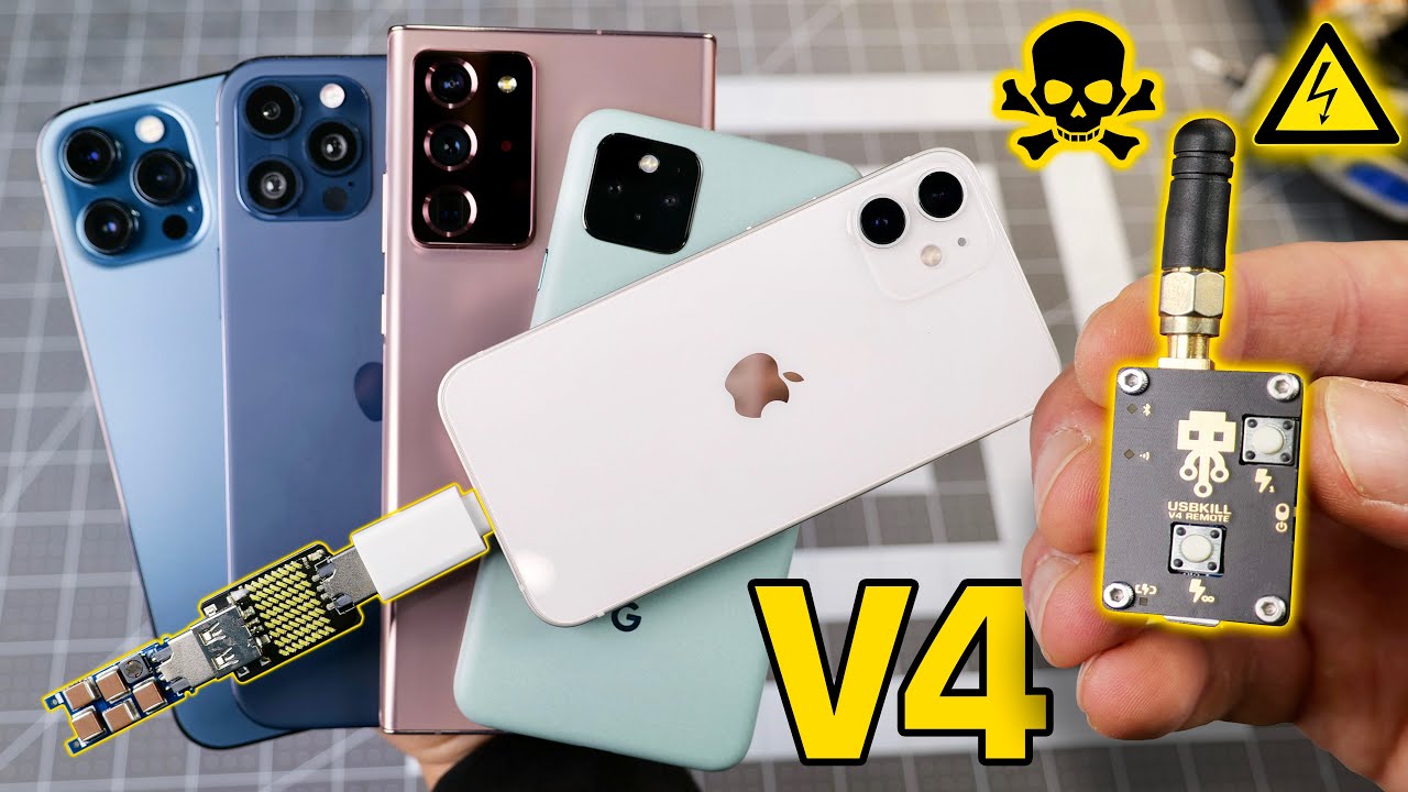USB Killer V4 vs iPhone 12/12 Pro, Note 20 Ultra, Pixel 5 & More! Instant Death?