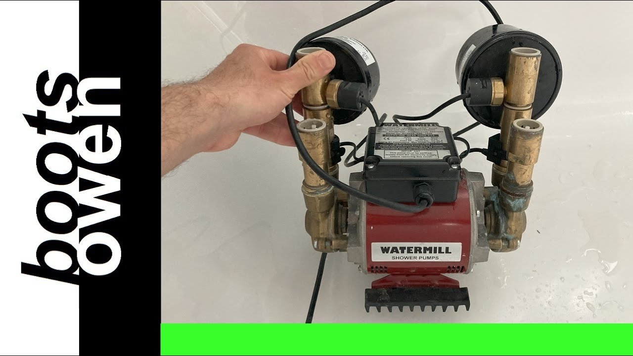 Watermill Grundfos shower pressure pump: repairing a seized pump
