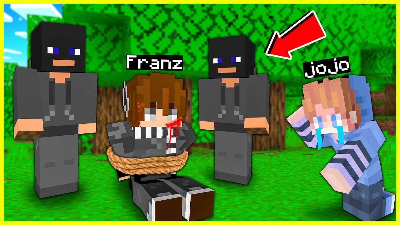 FRANZ & JOJO PANIK RUMAH DIRAMPOK OLEH ORANG MISTERIUS di MINECRAFT!!