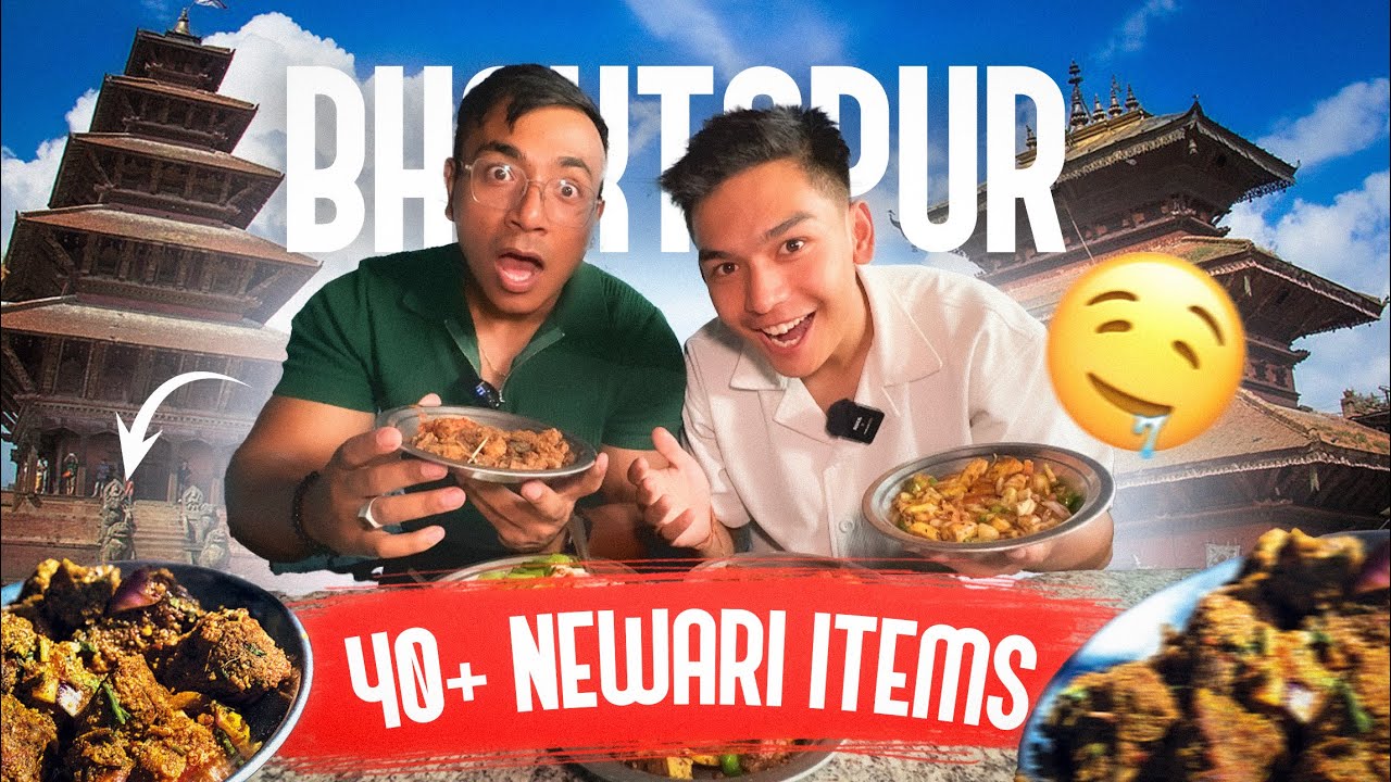 Newari Food Hunt at Bhaktapur With @mr.milaan  ft. Exotic Newari Cuisine | Khago | Jibro | Ghiddi
