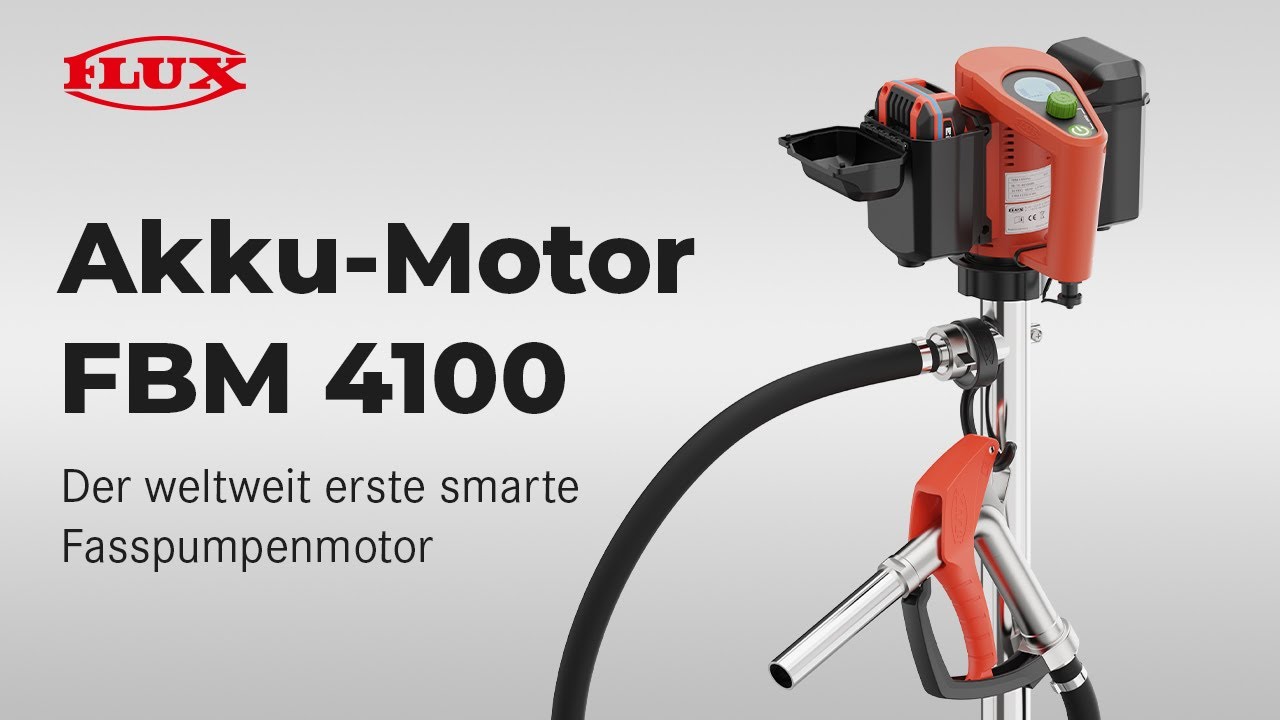 Akku-Motor FBM 4100 von FLUX – Alle Funktionen im Überblick