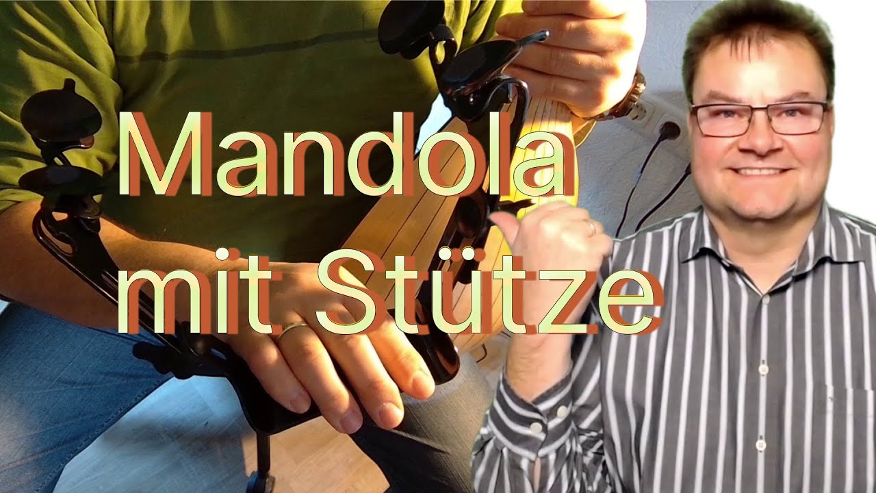 Mandola spielen ohne Rückenschmerzen